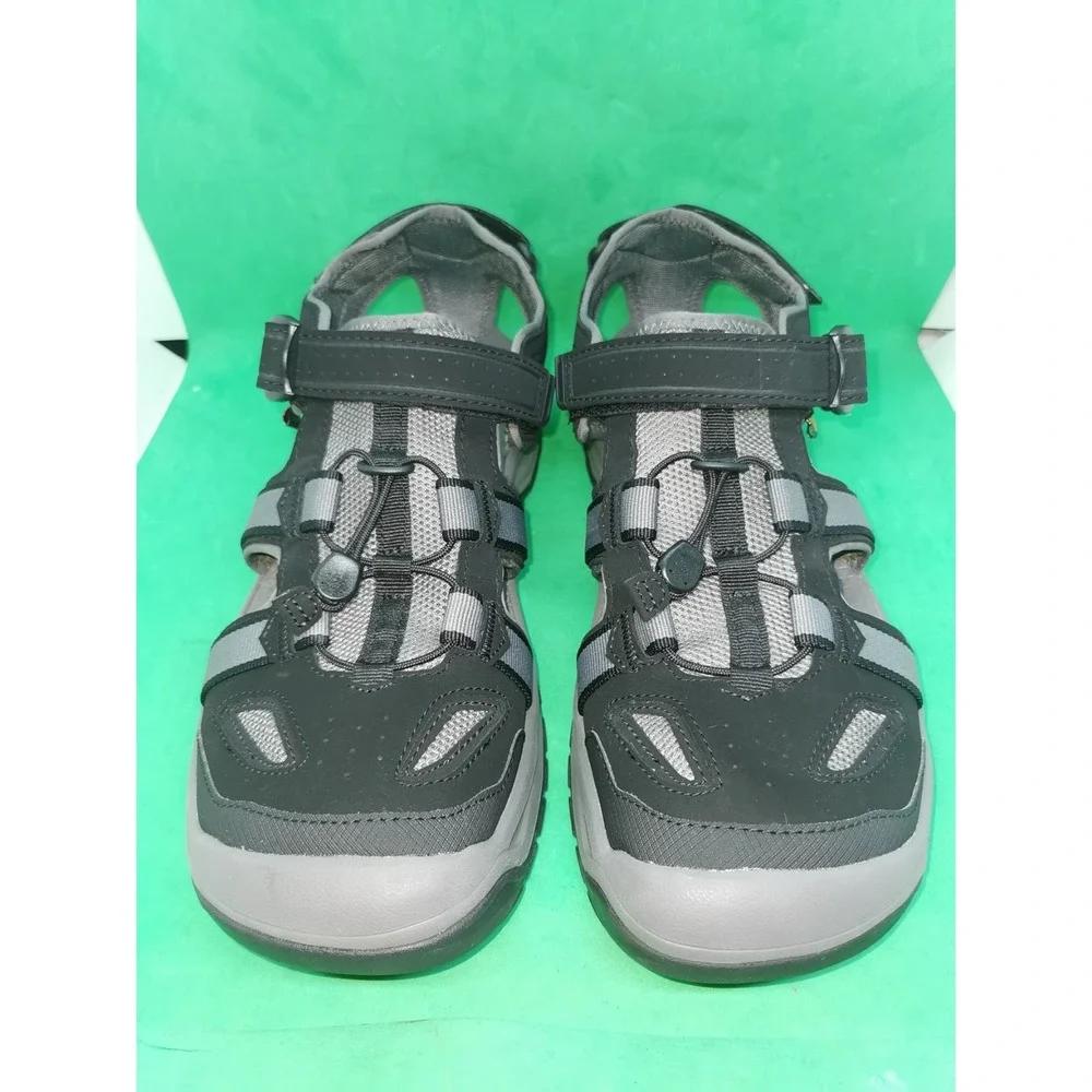 TEVA OMNIUM 2 BLACK STRAP TRAIL HIKING SPORT MEN'S SANDALS SIZE US 13